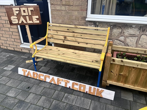 Leeds United Garden Bench